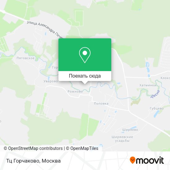 Карта Тц Горчаково