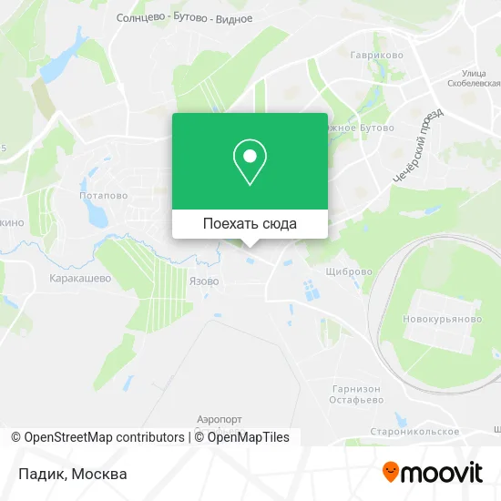 Карта Падик