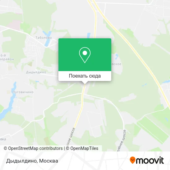 Карта Дыдылдино
