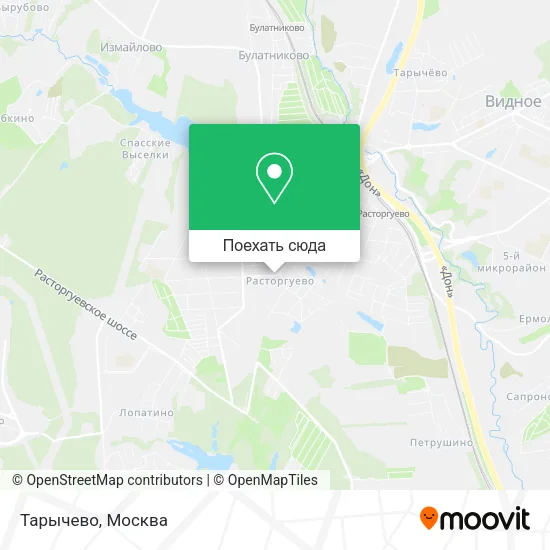 Карта Тарычево