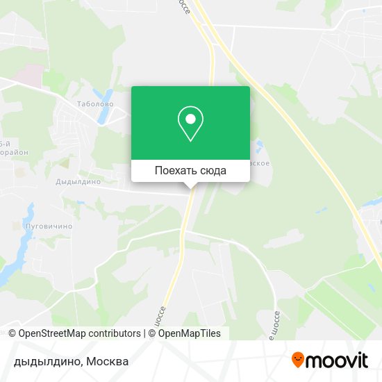 Карта дыдылдино