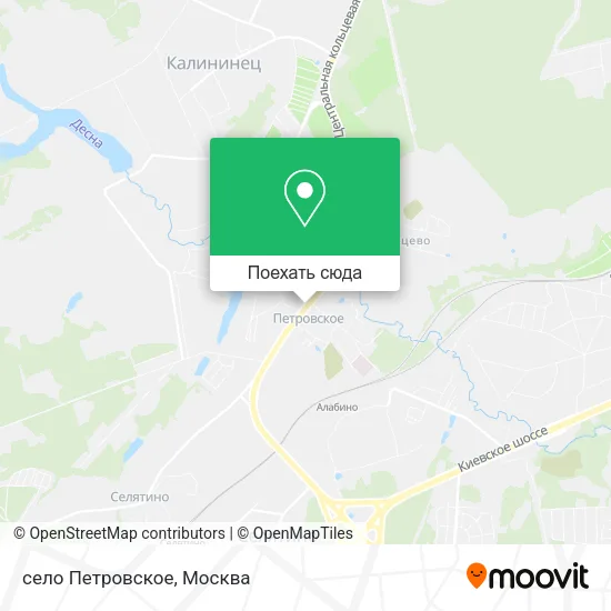 Карта село Петровское