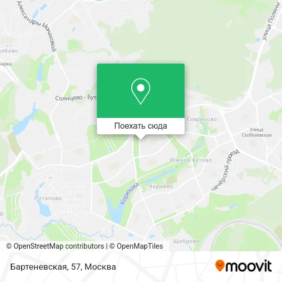 Карта Бартеневская, 57