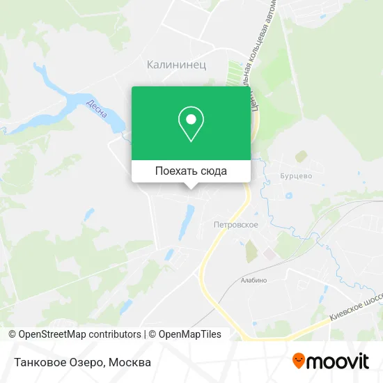 Карта Танковое Озеро