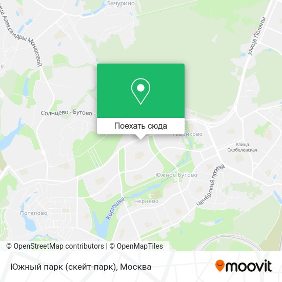 Карта Южный парк (скейт-парк)