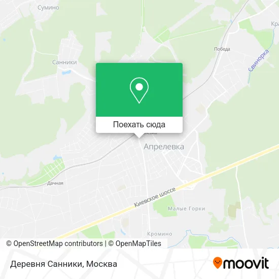 Карта Деревня Санники
