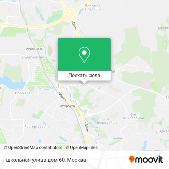 Карта школьная улица дом 60