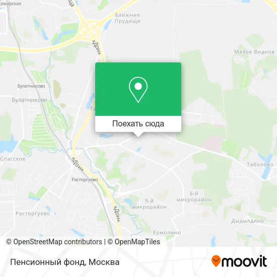 Карта Пенсионный фонд