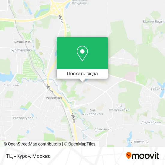 Карта ТЦ «Курс»