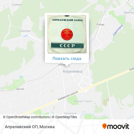 Карта Апрелевский ОП