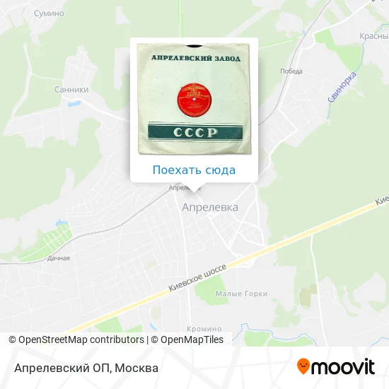 Карта Апрелевский ОП