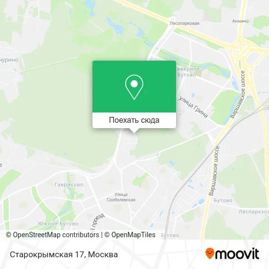 Карта Старокрымская 17