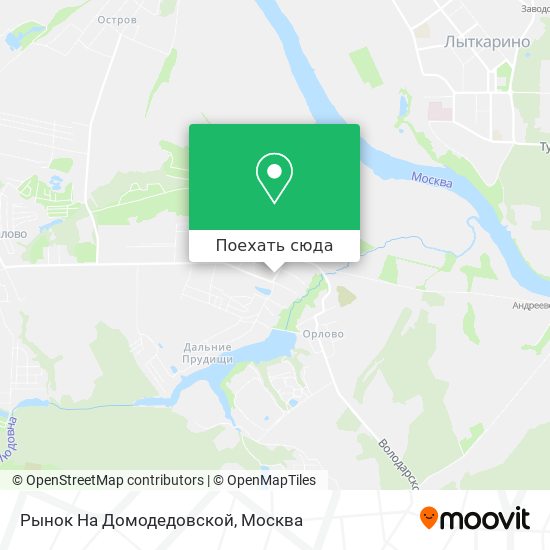 Карта Рынок На Домодедовской