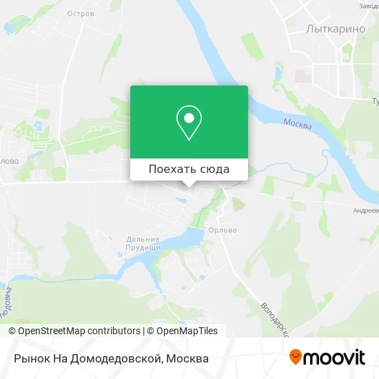 Карта Рынок На Домодедовской