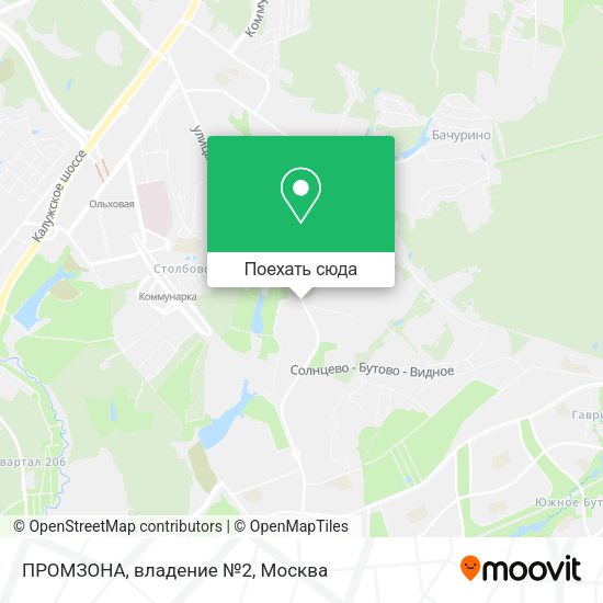 Карта ПРОМЗОНА, владение №2