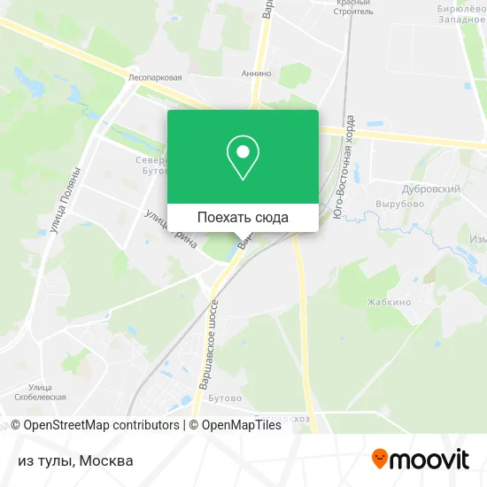 Карта из тулы