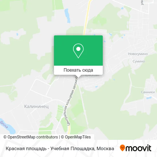 Карта Красная площадь - Учебная Площадка