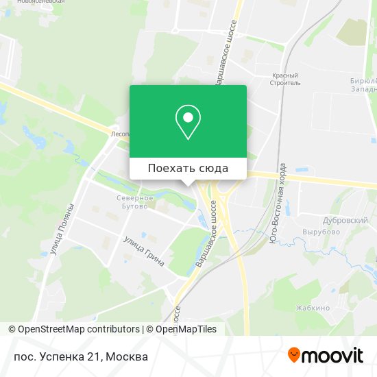 Карта пос. Успенка 21