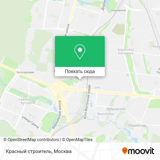 Карта Красный строитель