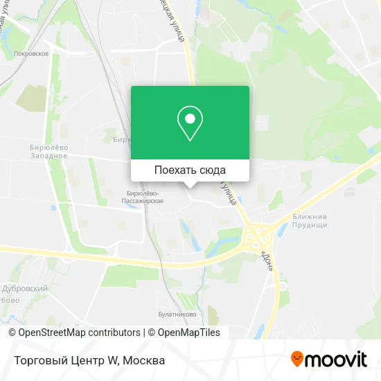 Карта Торговый Центр W