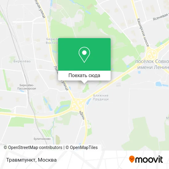 Карта Травмпункт