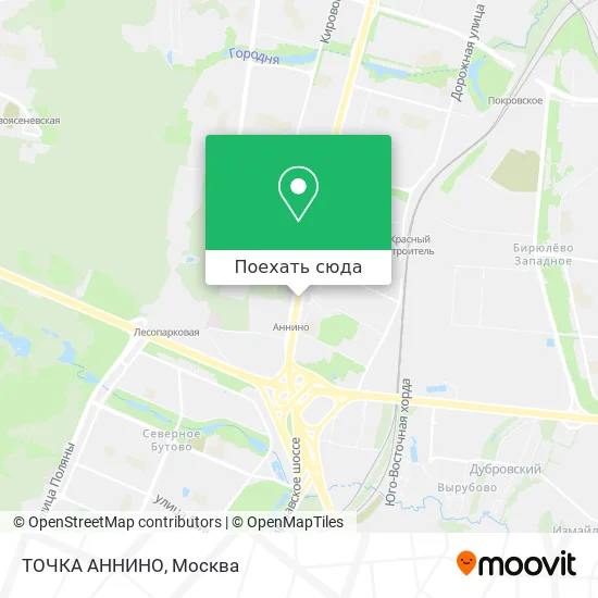 Карта ТОЧКА АННИНО