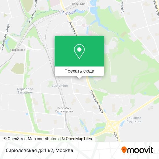 Карта бирюлевская д31 к2