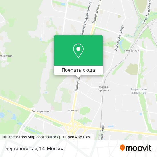 Карта чертановская, 14