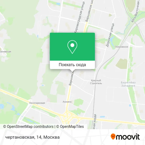 Карта чертановская, 14