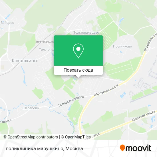 Карта поликлиника марушкино