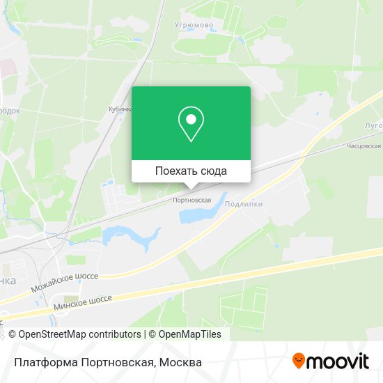 Карта Платформа Портновская