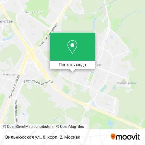 Карта Вильнюсская ул., 8, корп. 2