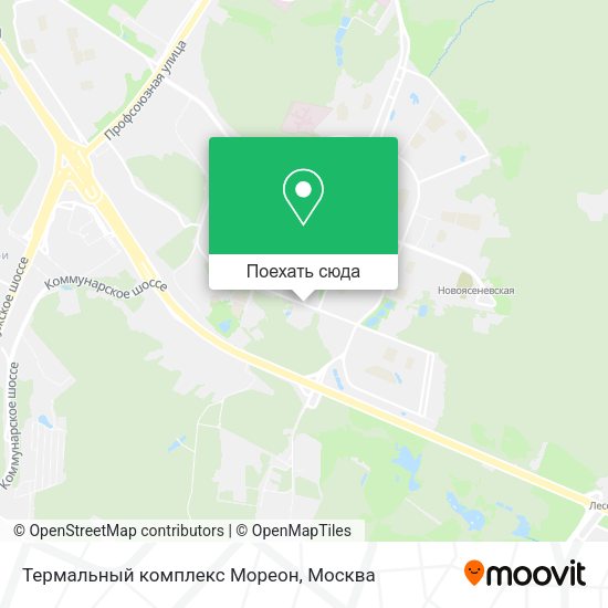 Карта Термальный комплекс Мореон