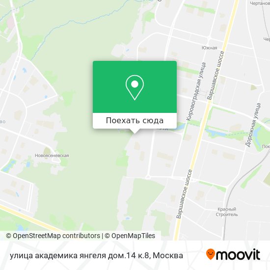 Карта улица академика янгеля дом.14 к.8