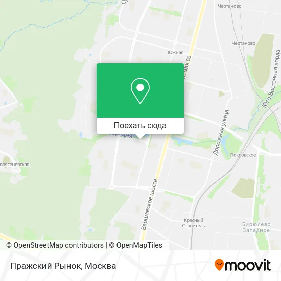 Карта Пражский Рынок