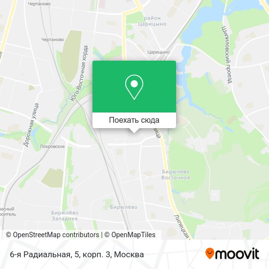 Карта 6-я Радиальная, 5, корп. 3