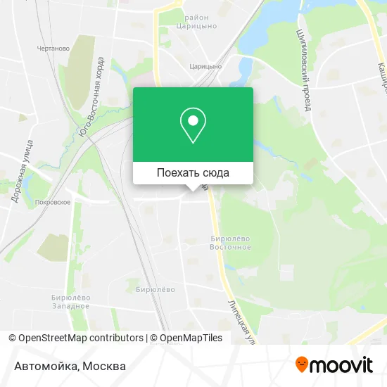 Карта Автомойка