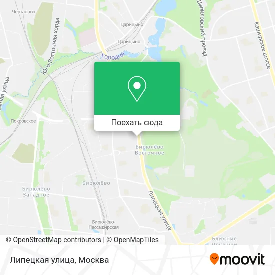 Карта Липецкая улица