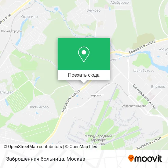 Карта Заброшенная больница