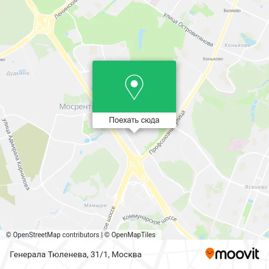 Карта Генерала Тюленева, 31/1