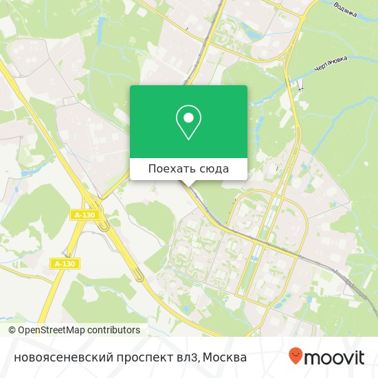 Карта новоясеневский проспект вл3