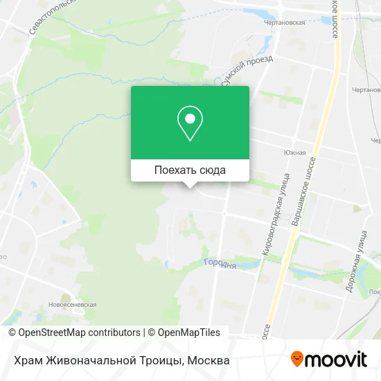 Карта Храм Живоначальной Троицы