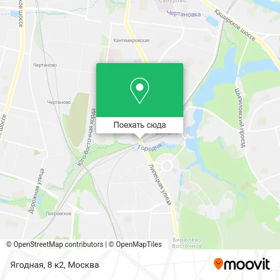 Карта Ягодная, 8 к2