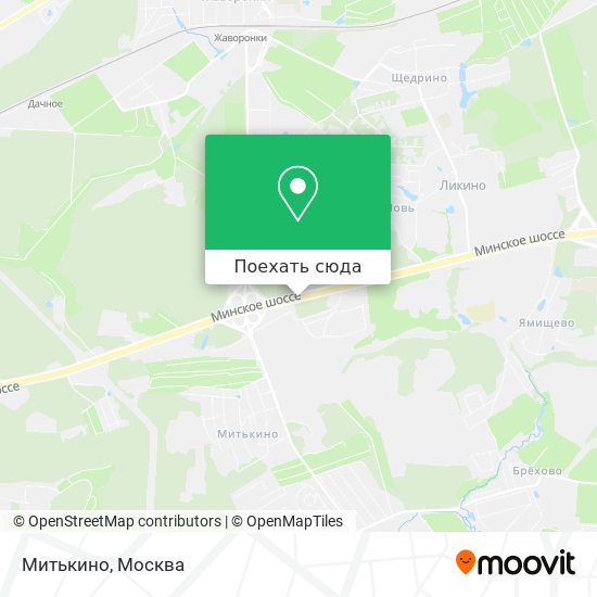 Карта Митькино