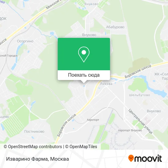 Карта Изварино Фарма
