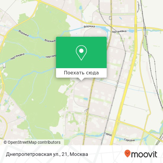 Карта Днепропетровская ул., 21