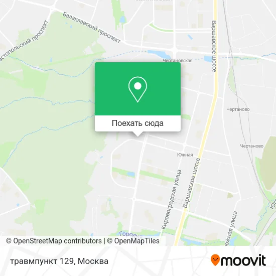 Карта травмпункт 129