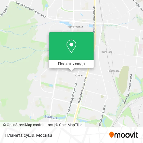 Карта Планета суши