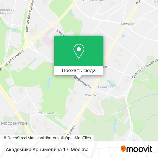 Карта Академика Арцимовича 17