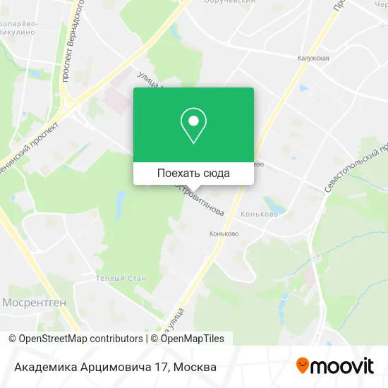 Карта Академика Арцимовича 17